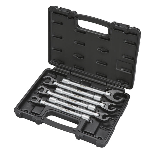 GEDORE Automotive KL-4077-10 K - Juego de llaves abiertas para racores