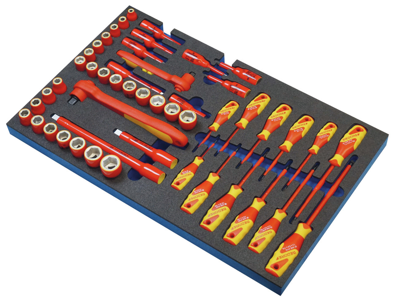 GEDORE Automotive KL-4600-200 - Chariot à outils avec assortiment d'outils isolés VDE