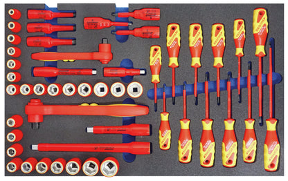 GEDORE Automotive KL-4600-200 - Chariot à outils avec assortiment d'outils isolés VDE