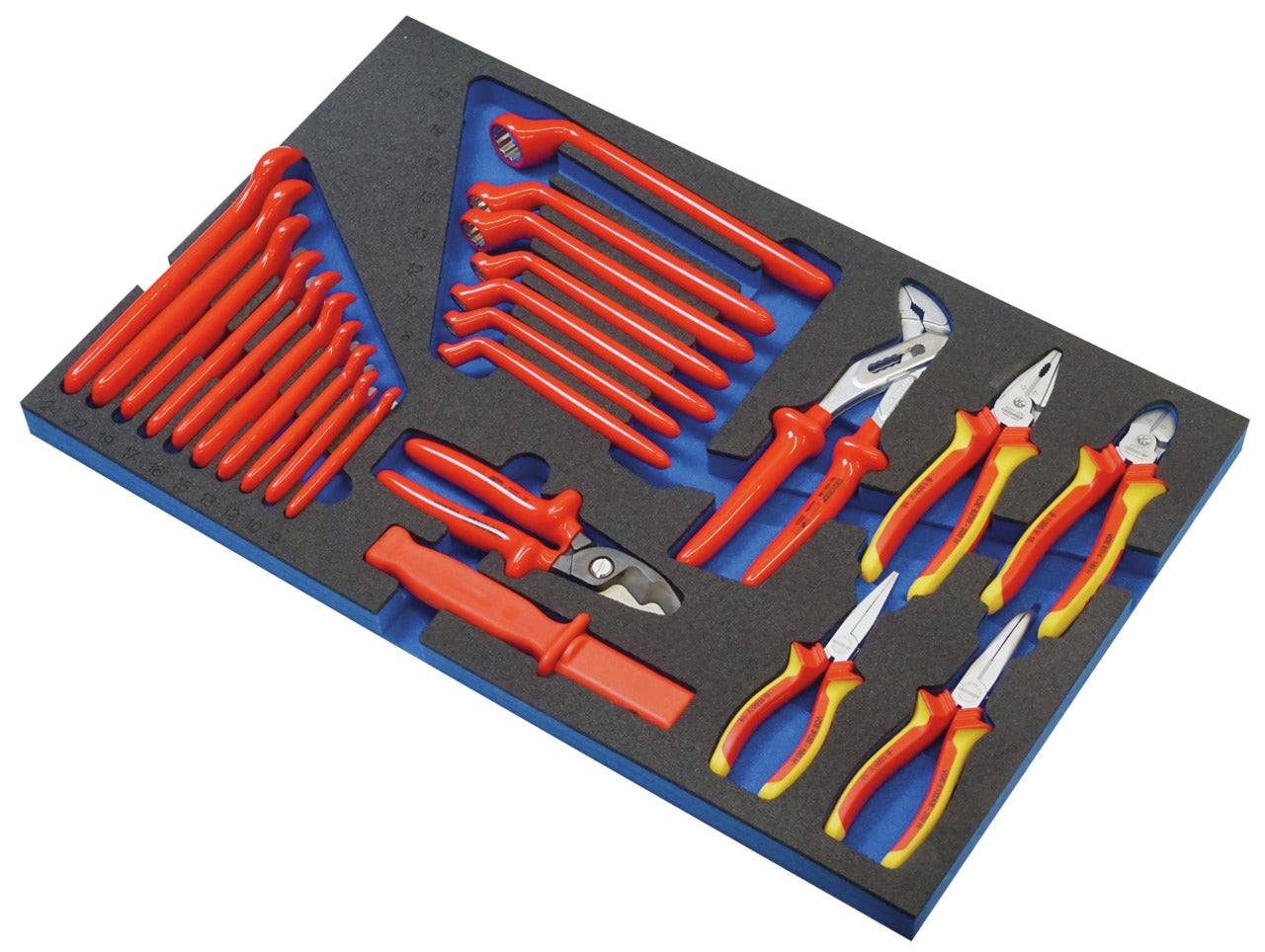 GEDORE Automotive KL-4600-200 - Chariot à outils avec assortiment d'outils isolés VDE