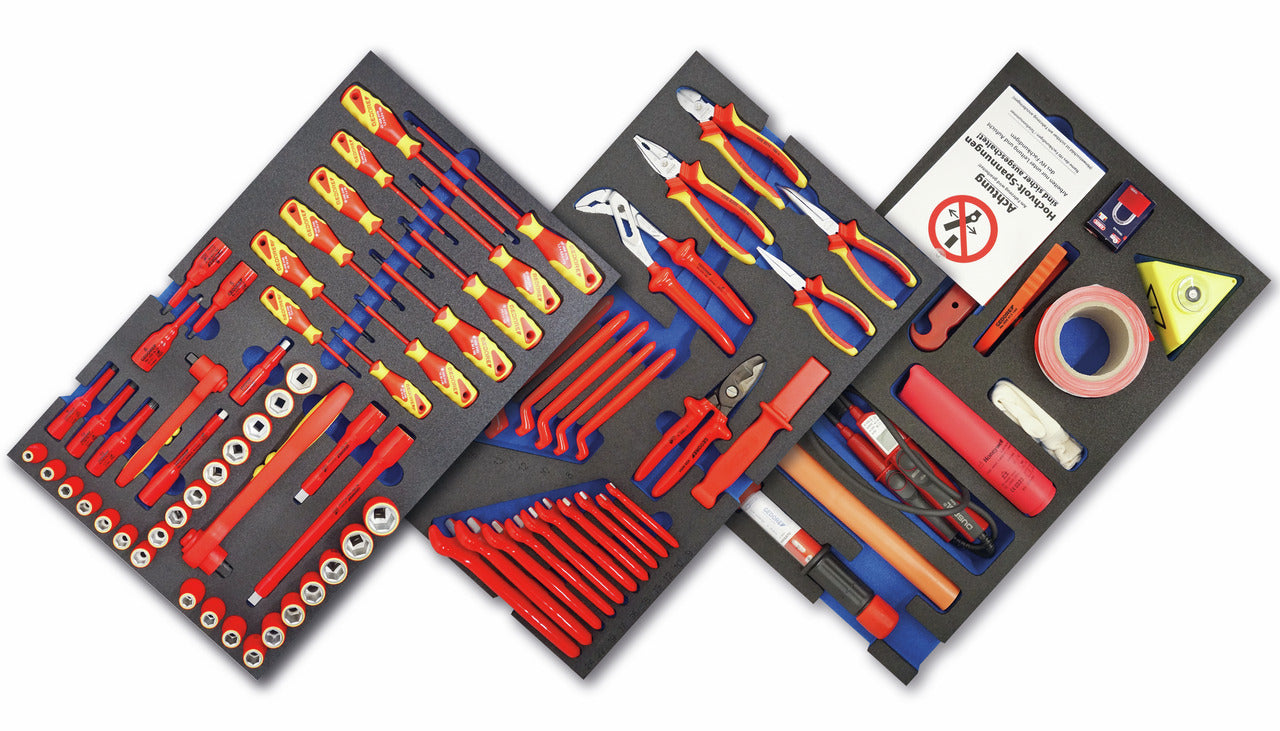 GEDORE Automotive KL-4600-200 - Chariot à outils avec assortiment d'outils isolés VDE