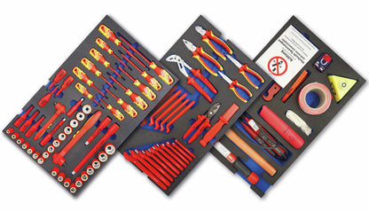 GEDORE Automotive KL-4600-200 - Chariot à outils avec assortiment d'outils isolés VDE