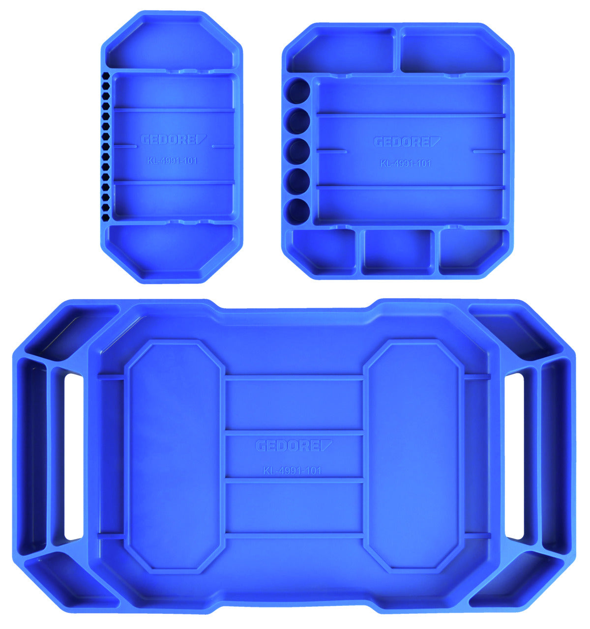 GEDORE Automotive KL-4991-101 - Tapis de rangement en silicone (3 pièces)