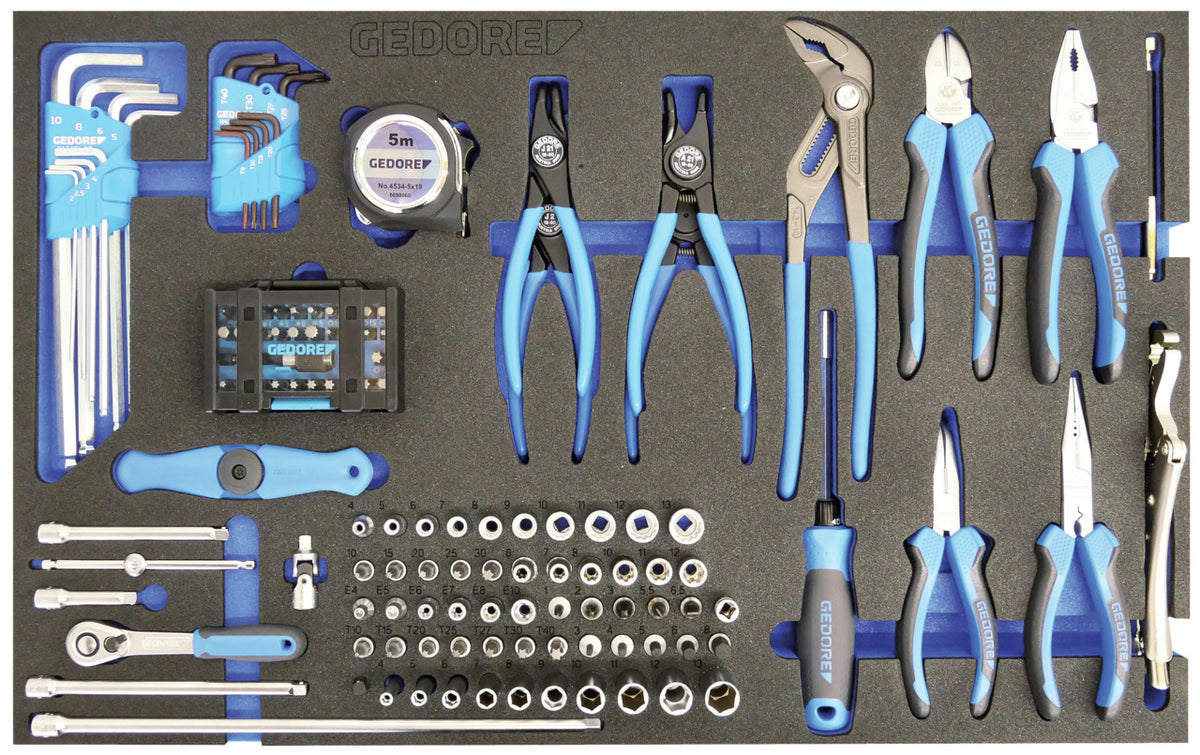 KL-4998-400 - Chariot d'atelier avec assortiment de 466 outils pour l'automobile