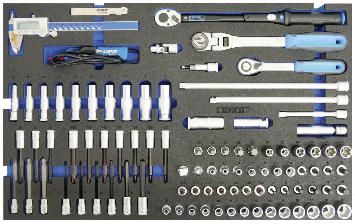 KL-4998-400 - Chariot d'atelier avec assortiment de 466 outils pour l'automobile