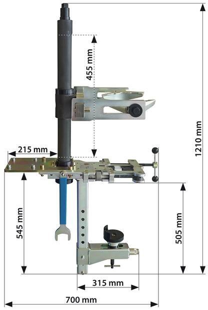 Gedore Automotive KL-5501 B - Compresor de muelle estacionario