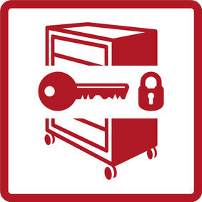 GEDORE red R20152006 - Chariot d'atelier noir MECHANIC, avec 6 tiroirs 910x628x418 mm