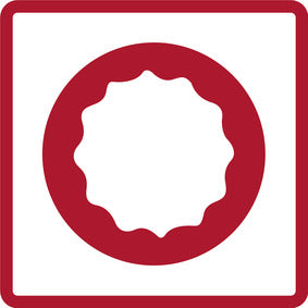 GEDORE red R61100806 - Douille 1/2", bi-hexagonale, 8 mm L=38 mm