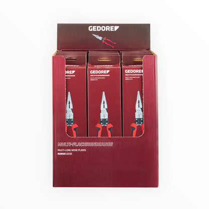 GEDORE red R28009312 - Présentoir pour point de vente avec 12 pinces universelles à bec long.