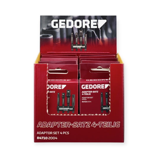 GEDORE red R47109010 - Présentoir pour point de vente avec 10 jeux d'adaptateurs de 4 pièces.