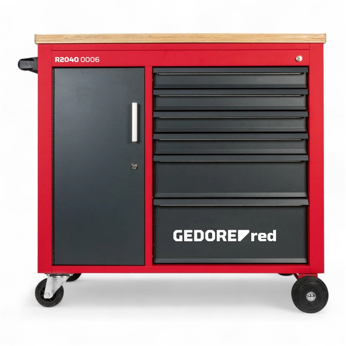 GEDORE red R20400006 - Établi mobile MECHANIC, avec 6 tiroirs 988x431x935 mm
