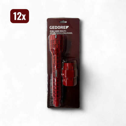 GEDORE red R99209012 - Présentoir de point de vente avec 12 outils pour robinets 8 en 1