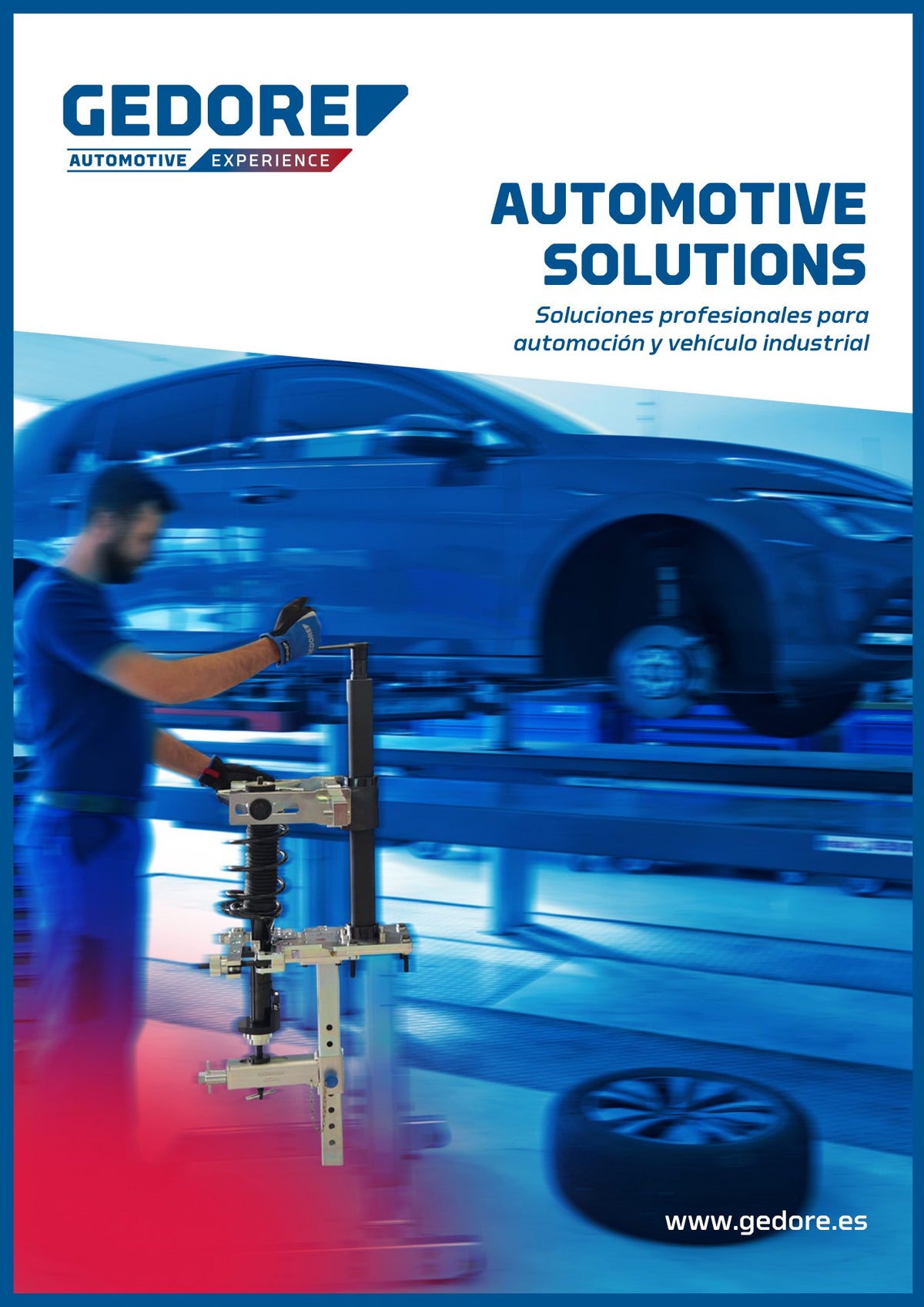 Portada del folleto GEDORE Automotive Solutions