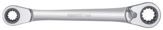 GEDORE red R07501019 - Clé à cliquet polygonale double 10+13+17+19 mm