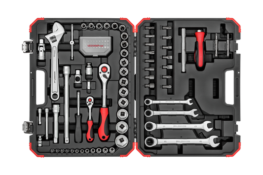 GEDORE red R46003097 - Jeu de douilles 1/4"+1/2" 97 pièces