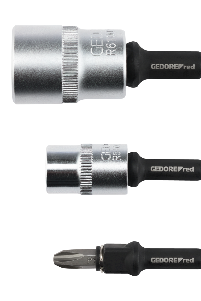 GEDORE red R47112102 - Jeu de 2 adaptateurs pour douilles.