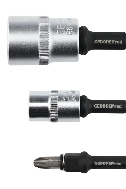 GEDORE red R47112102 - Jeu de 2 adaptateurs pour douilles.