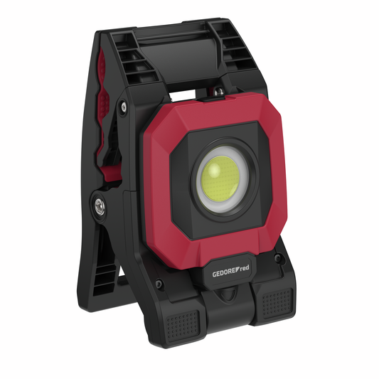 GEDORE red R95700176 - Lampe de travail rechargeable avec pince et 1700 lumens