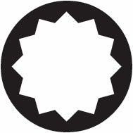 Perfil de doce puntas para llaves de doble hexágono