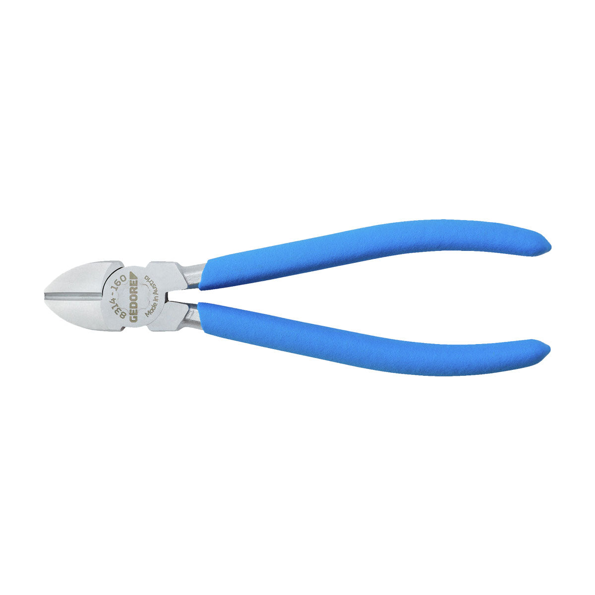 Alicate de corte diagonal de cabeza delgada con mango bañado 160 mm