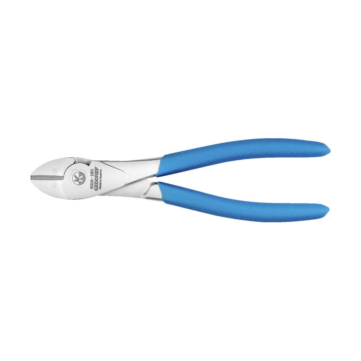 Alicate de corte diagonal para electricista con mango bañado 180 mm
