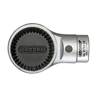 Cabeza de carraca reversible con espiga Ø 16 mm 1/2"