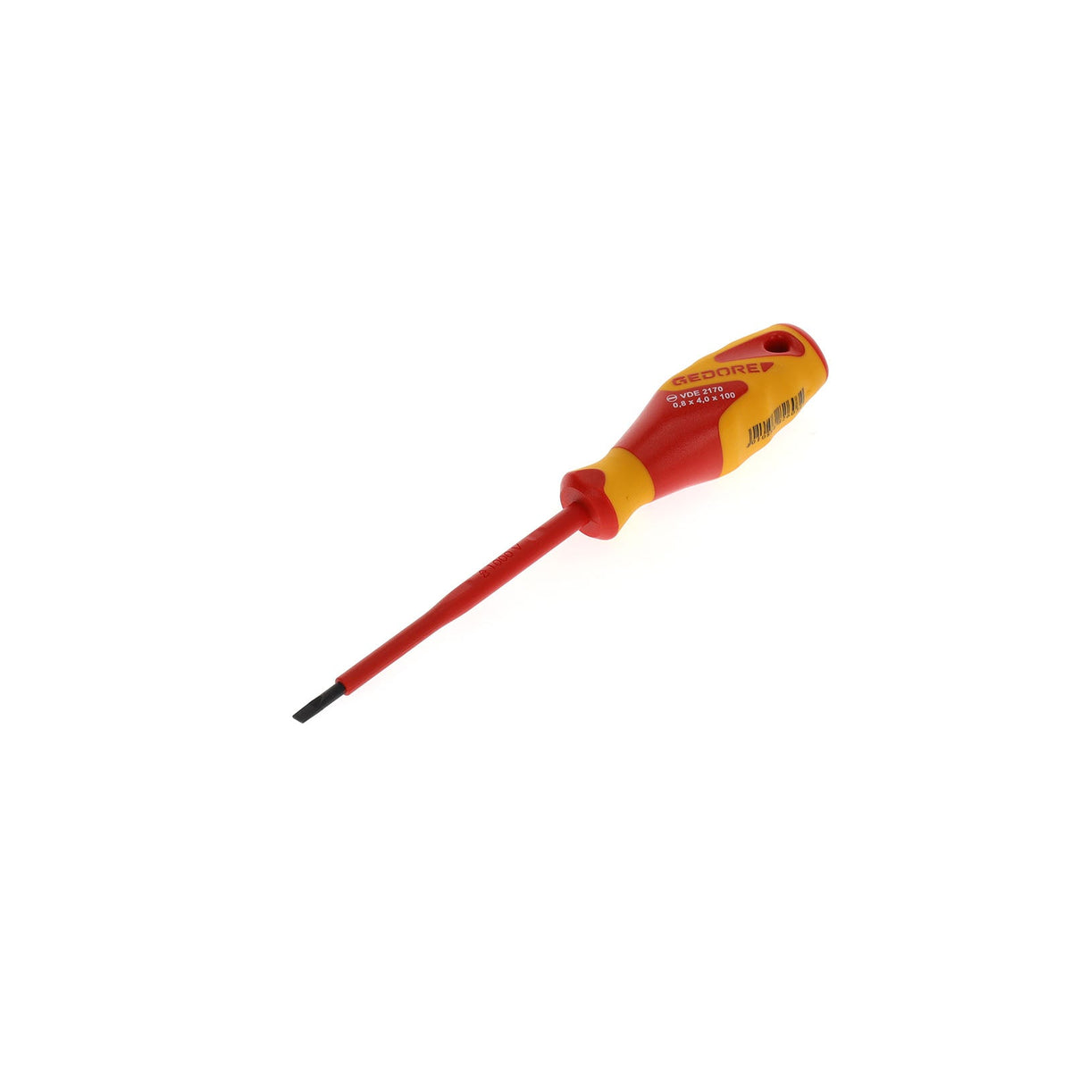 Destornillador aislado VDE plano 1000 V 4 mm