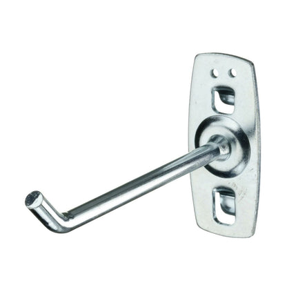 Gancho de punta acodada para panel perforado 100 mm Ø 6 mm