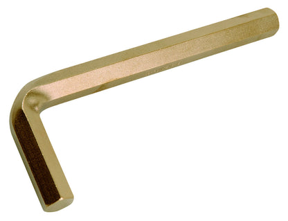 GED0250120S - Llave allen 12 mm AntiChispa: Llave hexagonal acodada en L, de color dorado
