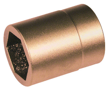 GED0351114C - Vaso de 1/4" hexágonal 11 mm ATEX: Vaso hexagonal metálico corto con boca de seis caras