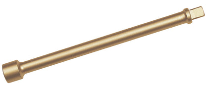 Alargadera 1/2" 250 mm ATEX: Barra alargadora larga de color bronce con cuadradillo macho y hembra