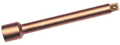 Alargadera 1/4" 100 mm ATEX: Barra alargadora cilíndrica con cuadradillo macho y hueco hembra en extremos