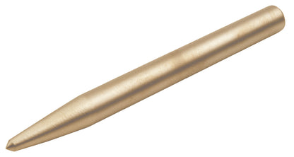 Punzón fuselado 3mm AntiChispa: Punzón cónico metálico con punta afilada y cuerpo cilíndrico liso