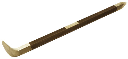 Barra 450 mm AntiChispa: Barra larga con extremo curvo y punta biselada, superficie bicolor
