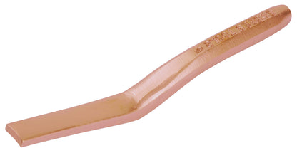 Cincel acodado 12mm AntiChispa: Cincel acodado de bronce con punta plana y mango curvado