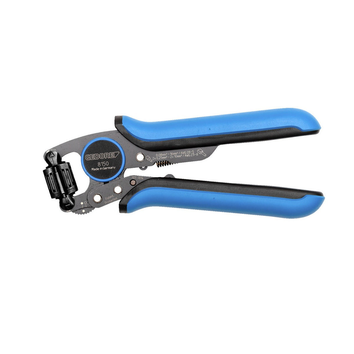 Alicate para crimpar GEDORE 8150 CrimpMax-360 con cabezal giratorio