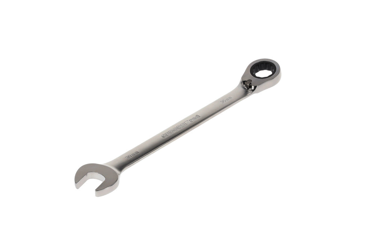 Llave combinada de carraca con palanca de cambio 30 mm