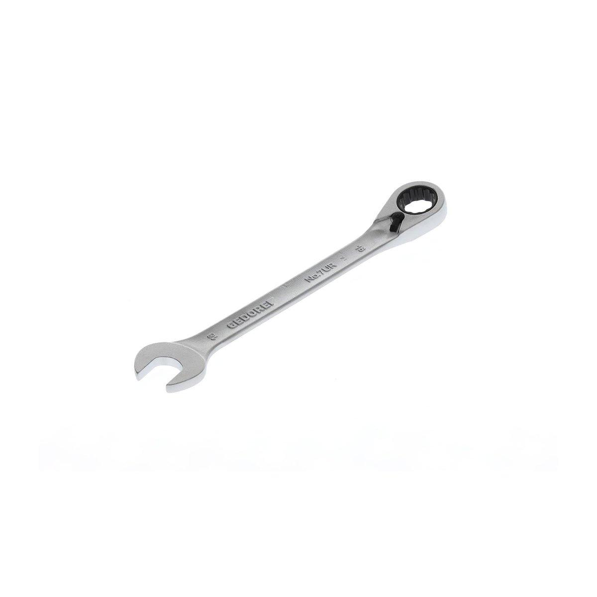 Llave combinada de carraca reversible 7 UR 18 mm