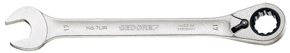 Llave combinada de carraca reversible 7 UR