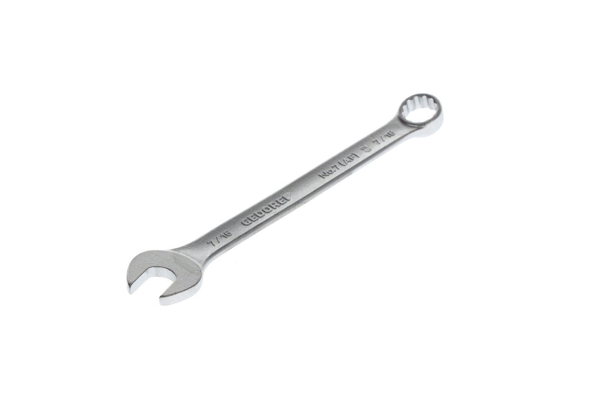 Llave combinada plana en pulgadas (AF) 7/16"