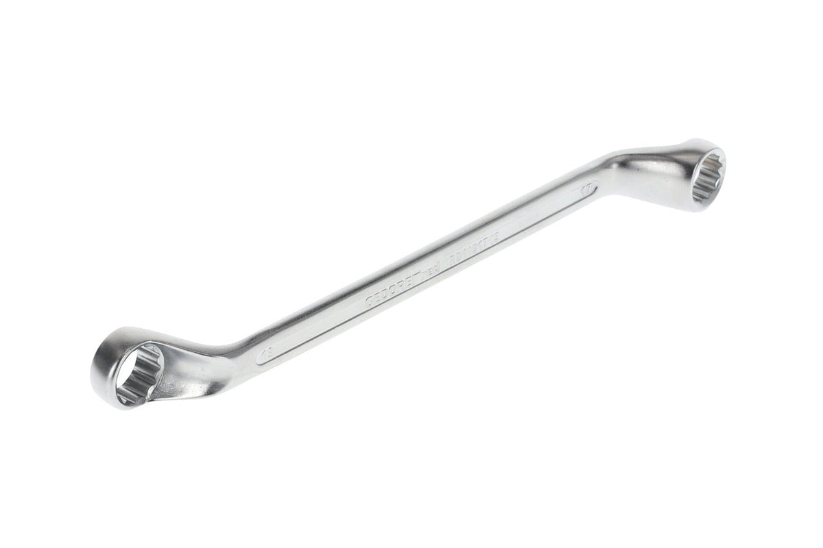 Llave estrella doble acodada 17 x 19 mm