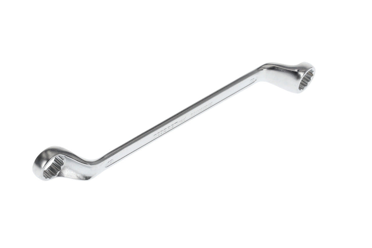 Llave estrella doble acodada 18 x 19 mm