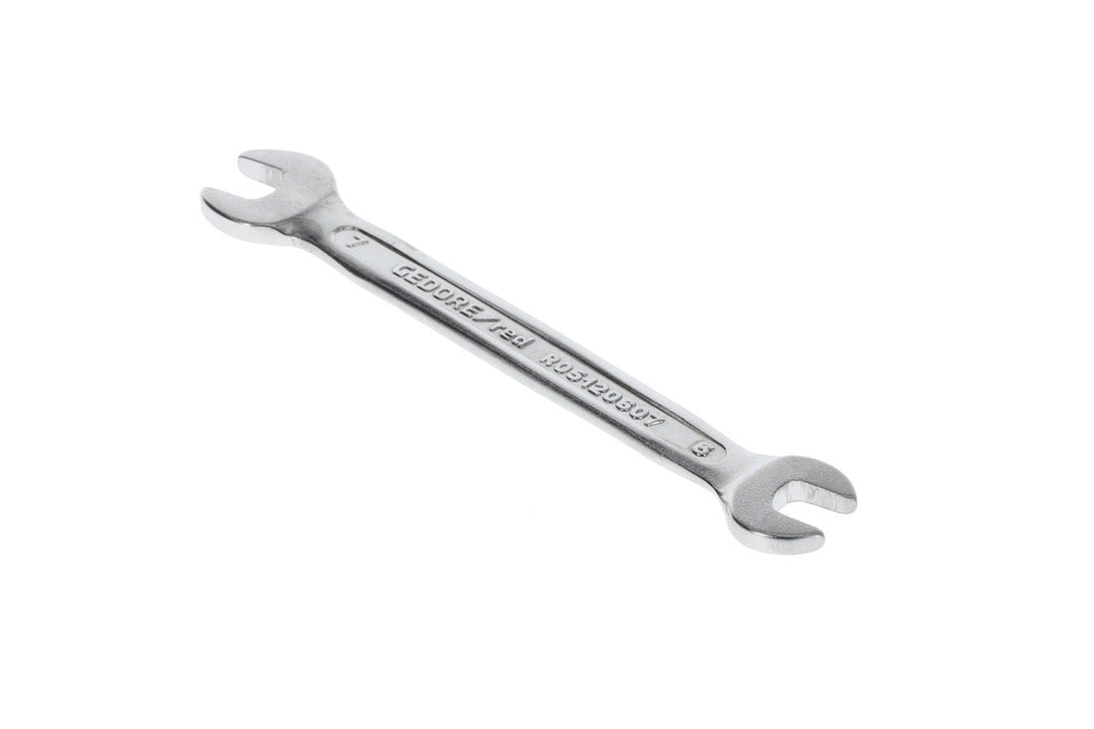 Llave fija de doble boca abierta compacta