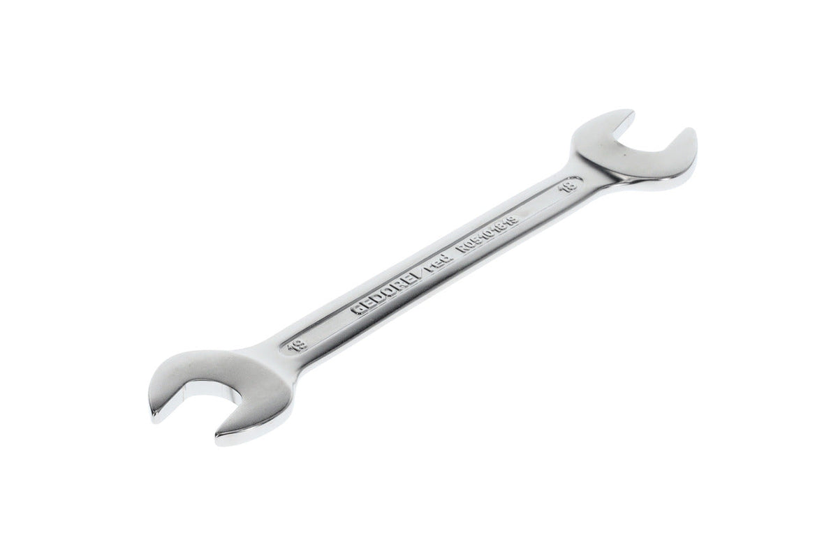 Llave fija de doble boca abierta 18 x 19 mm