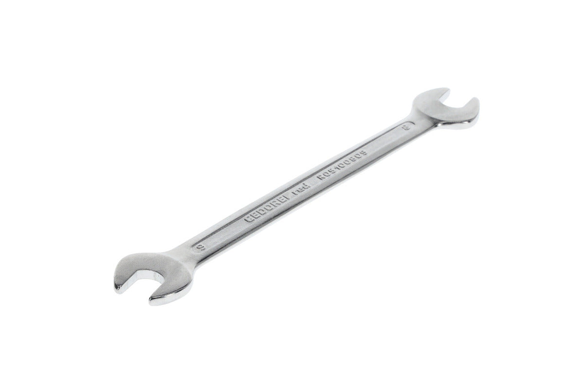 Llave fija de doble boca abierta 8 x 9 mm