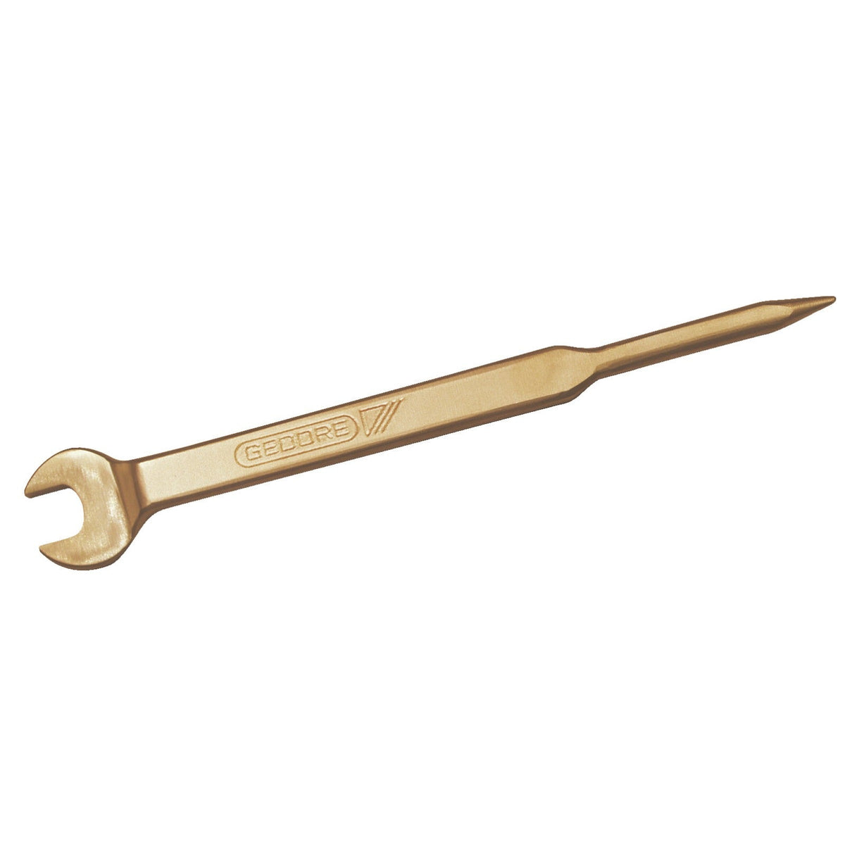 Llave fija de montaje acodada con punta antichispa 32 mm