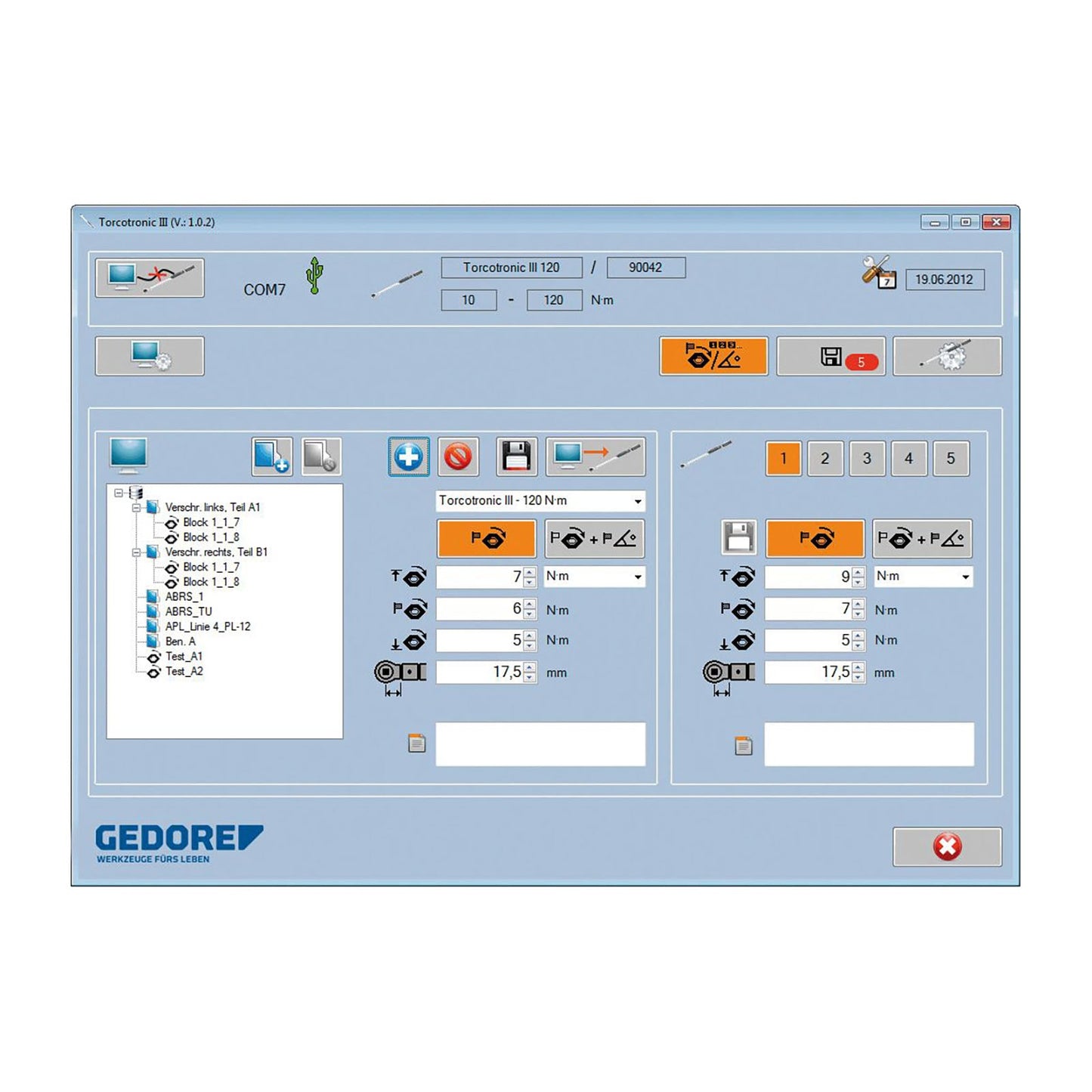 GEDORE TT3KH 350 - Dinamomètrica digital Torcotronic III 70-350 Nm (2648644)