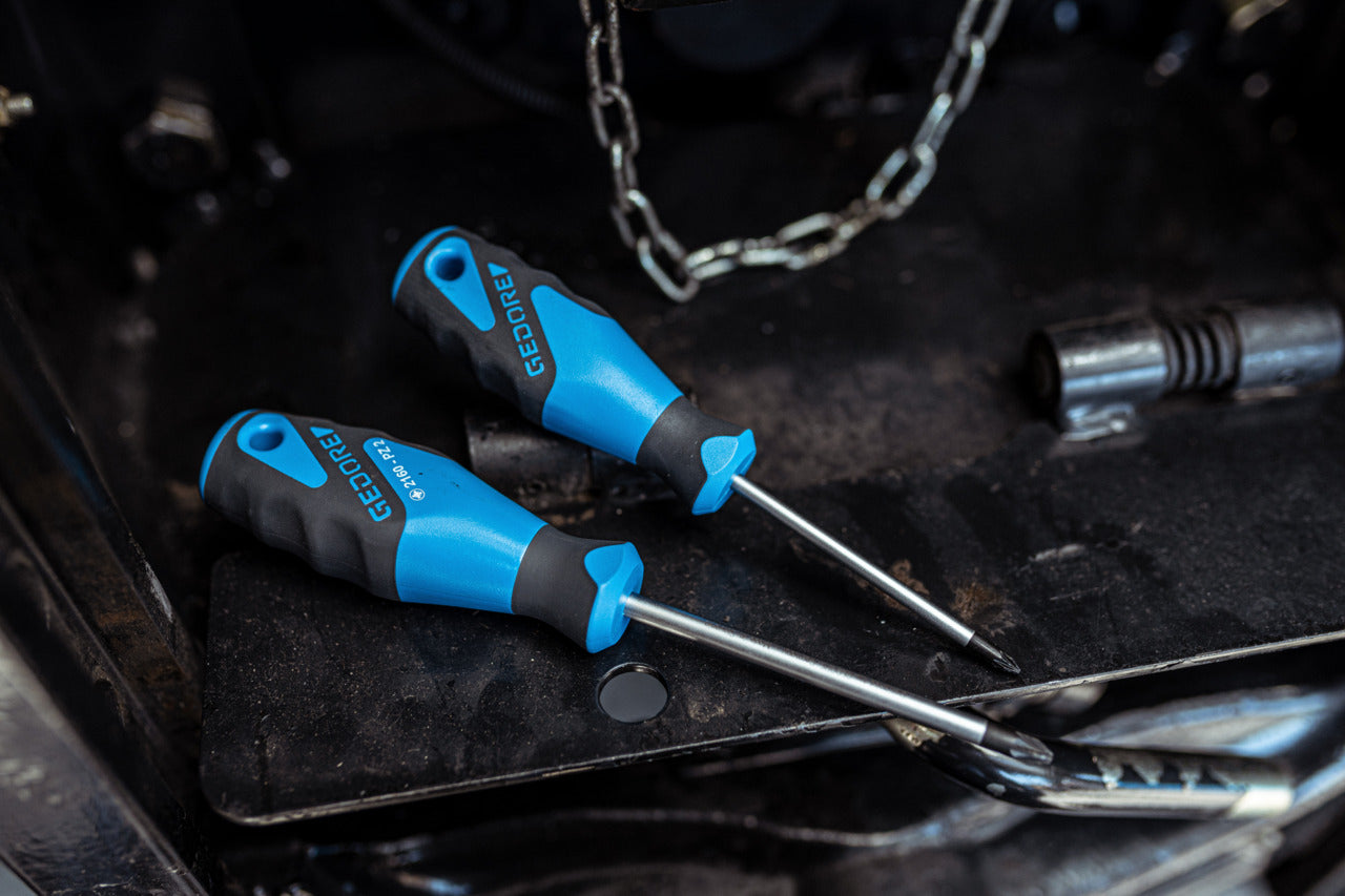 Destornilladores Power-Grip con punta Pozidriv (PZ)