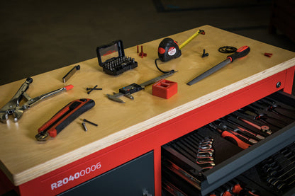 GEDORE red R20400006 - Établi mobile MECHANIC, avec 6 tiroirs 988x431x935 mm
