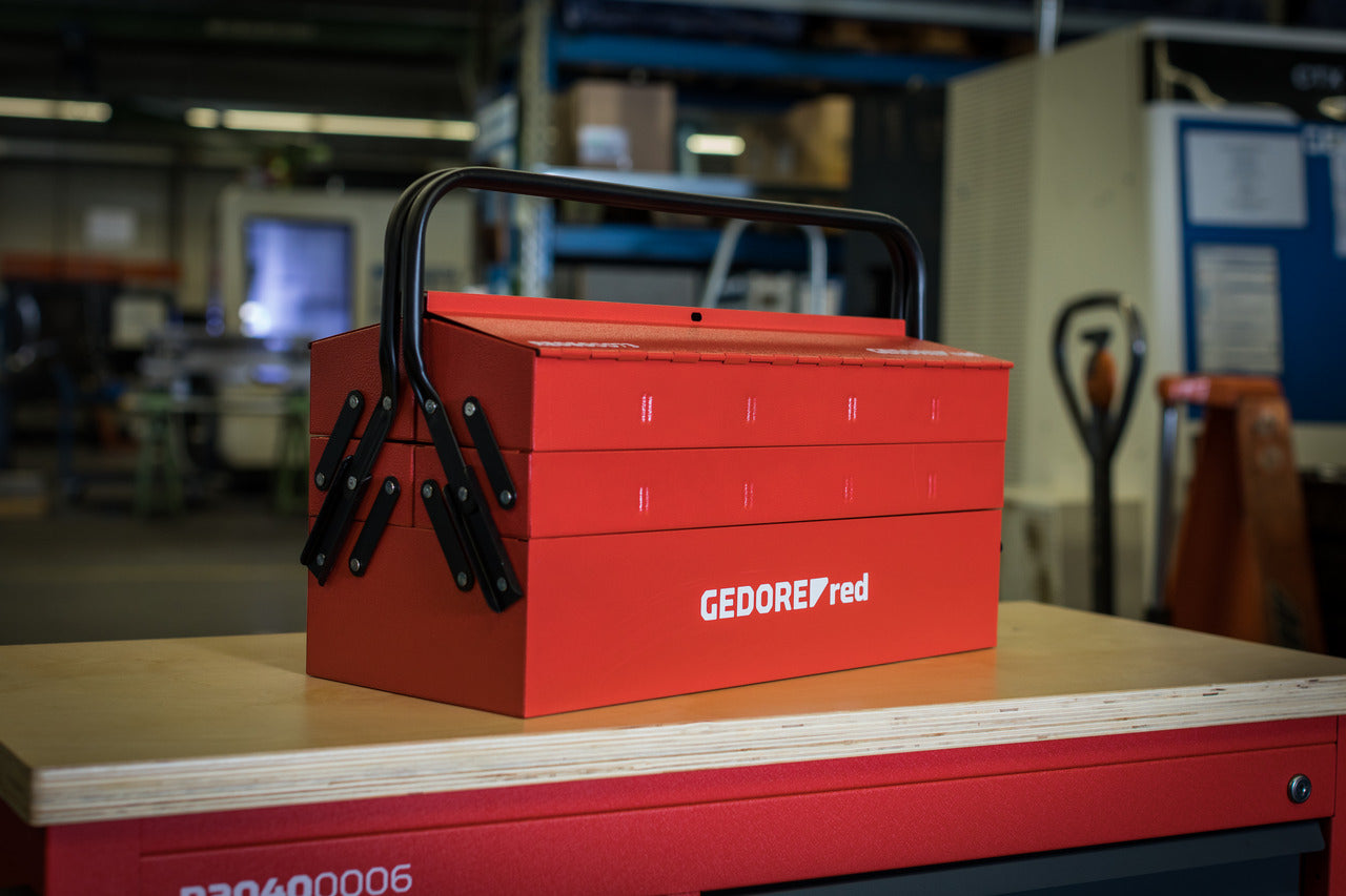 GEDORE red R20600073 - Boîte à outils, 5 compartiments, 535x260x210 mm